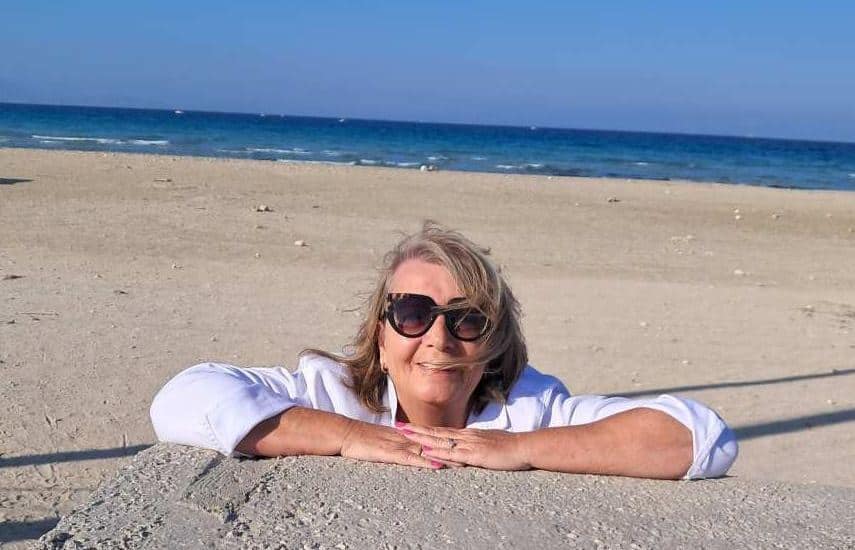 Iris Paul Hintergrund Meer